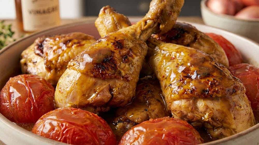 Fricassée de volaille au vinaigre