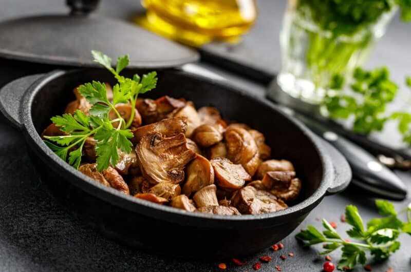 Recette du cèpe de Bordeaux à la poêle