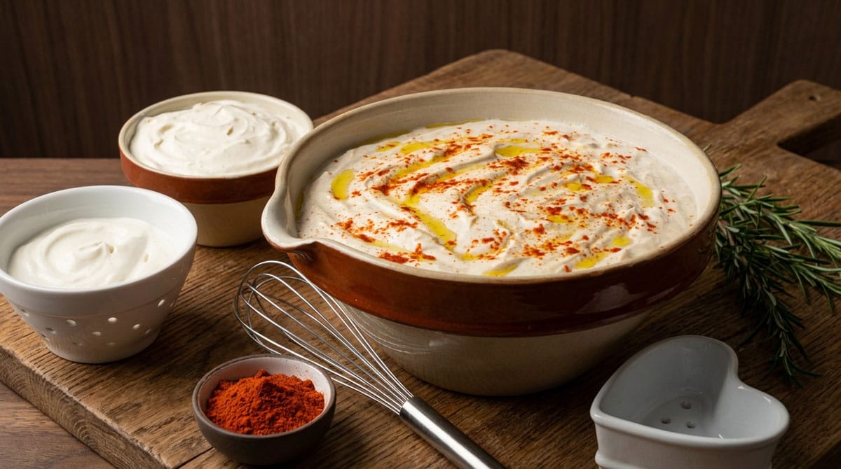 Fromage blanc au paprika : recette apéro fraîche en 15 min