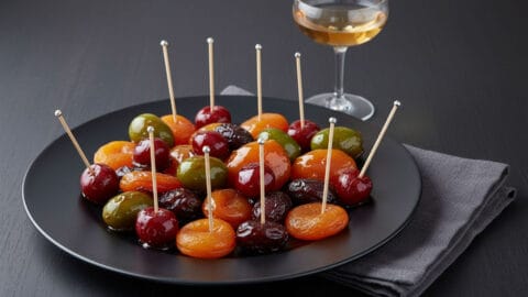 Fruits déguisés au caramel