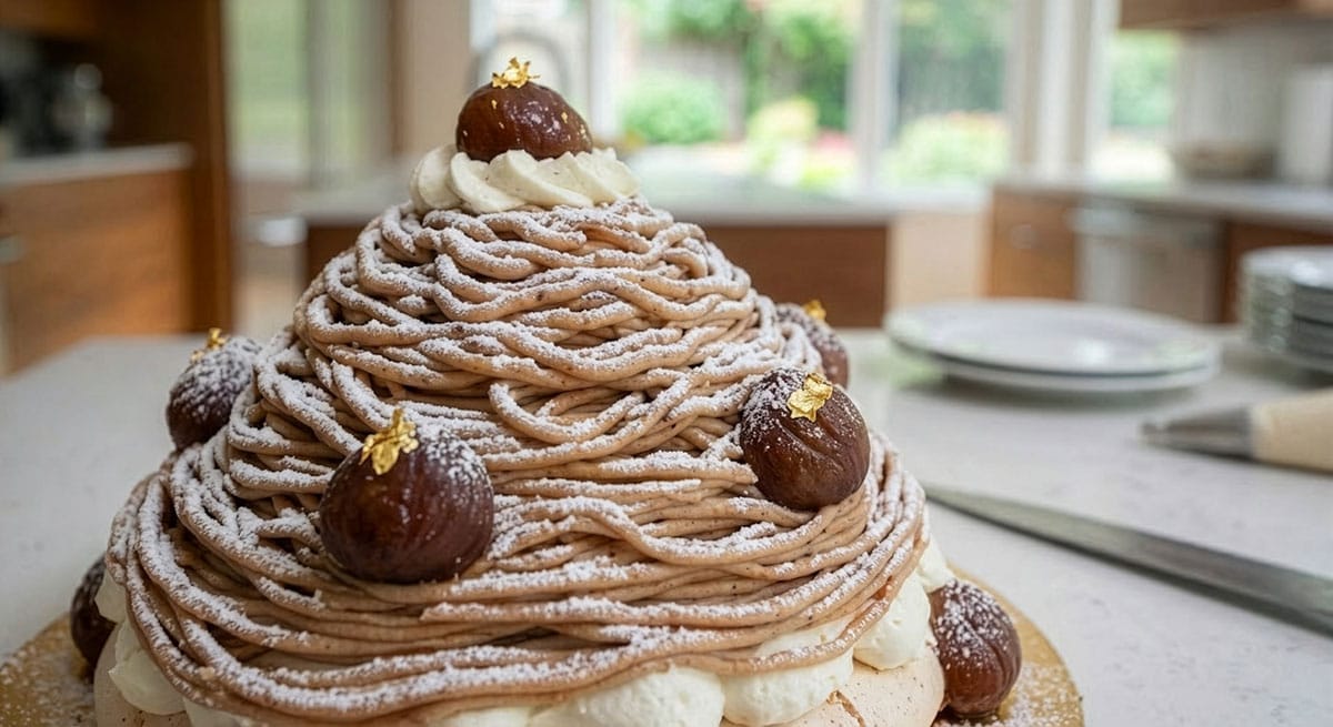 Gâteau Mont Blanc le meilleur pâtissier du 4 décembre 2025