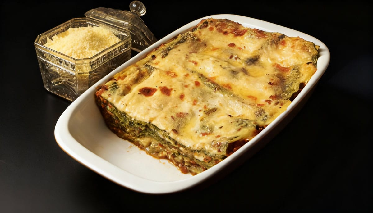 Gratin de lasagnes aux épinards