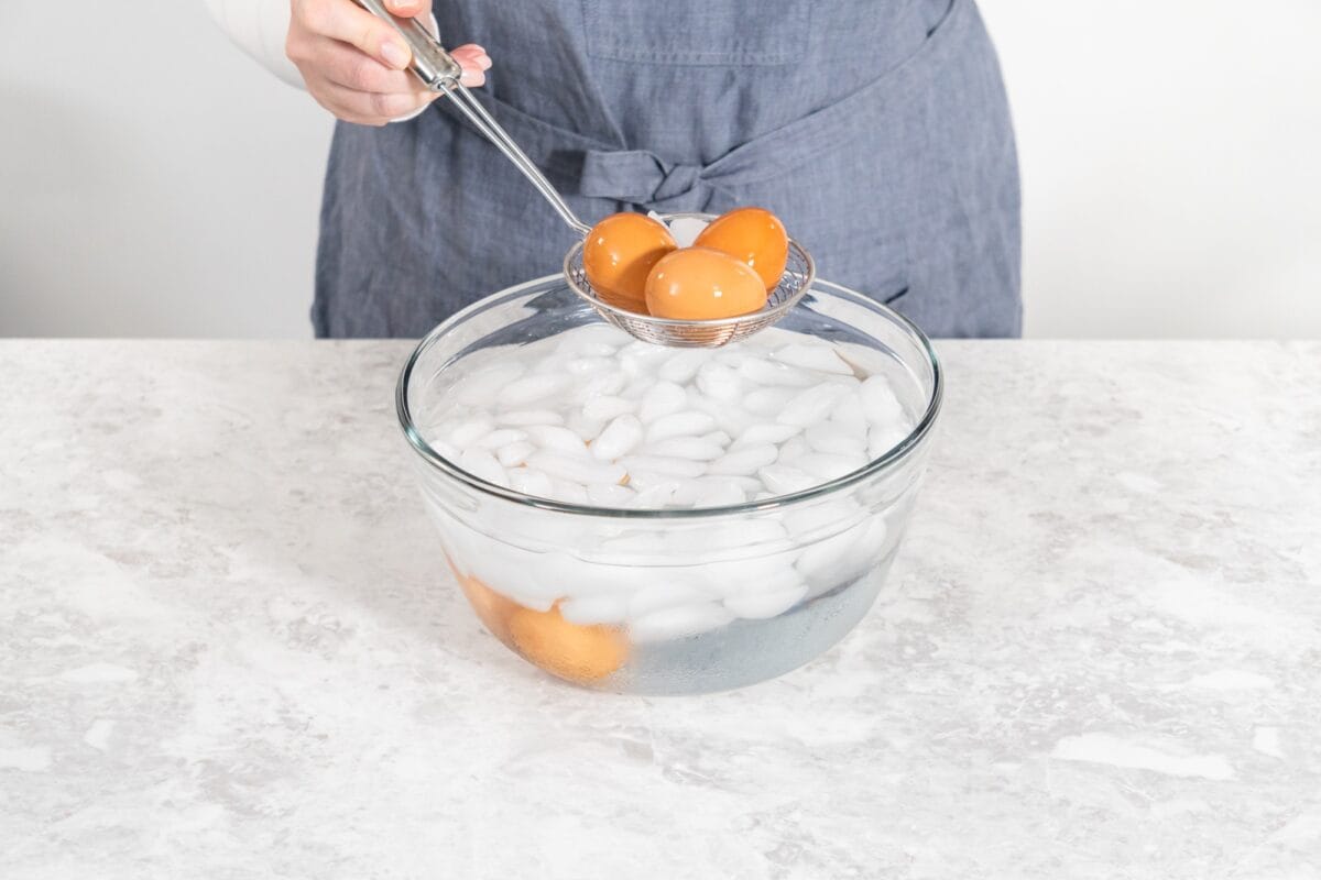 Hard boiled eggs