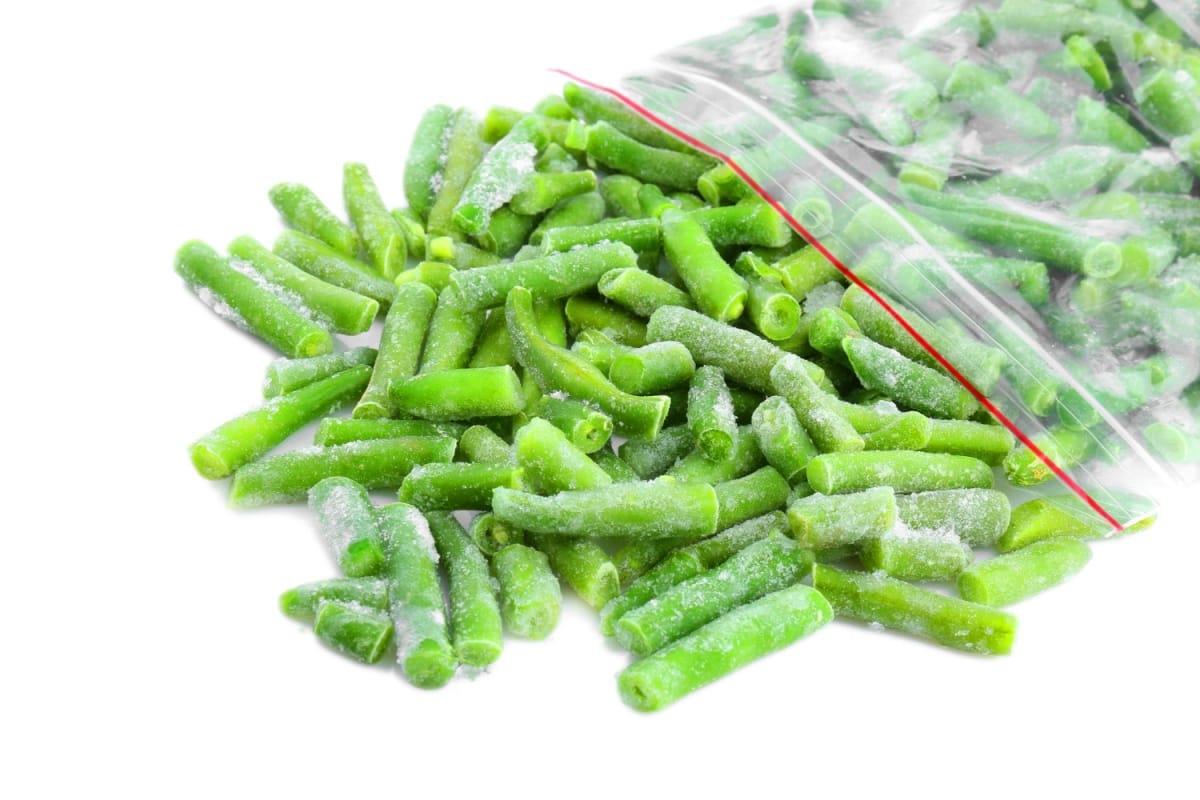 Haricots verts congelés
