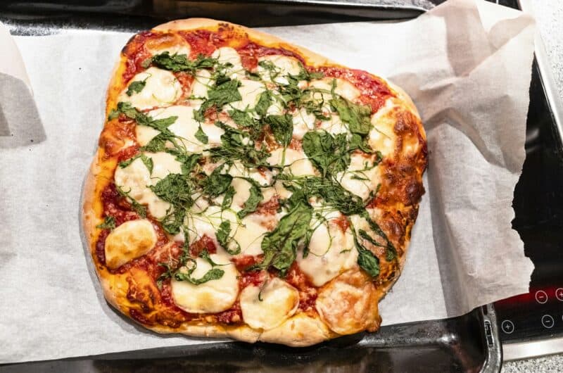 recette de pizza chèvre et miel