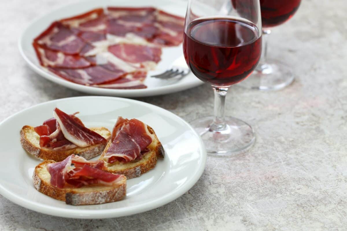 jamon iberico, jambon sec espagnol
