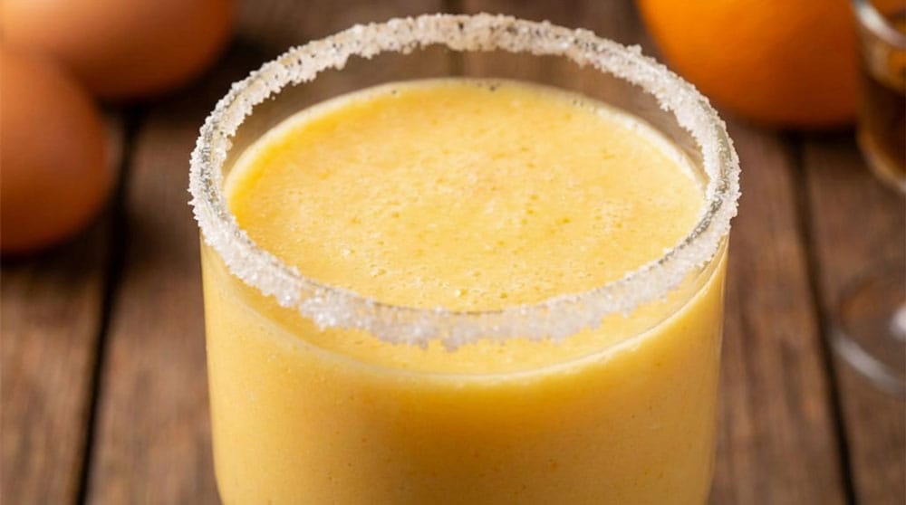 Lait de poule à l'orange