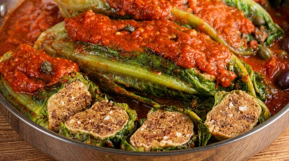 Laitues farcies à la tunisienne
