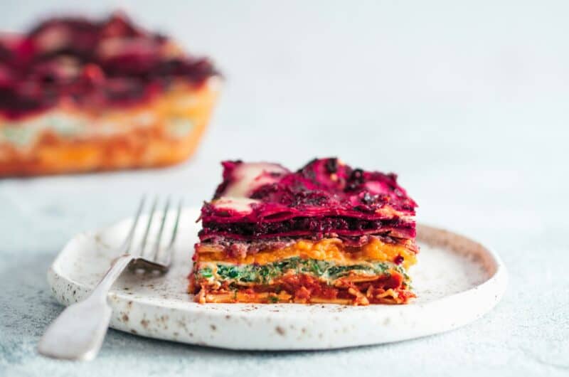 recette de lasagnes aux légumes et mozzarella