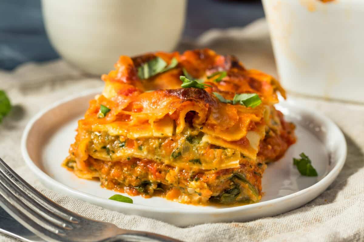 Lasagnes végétariennes maison aux légumes