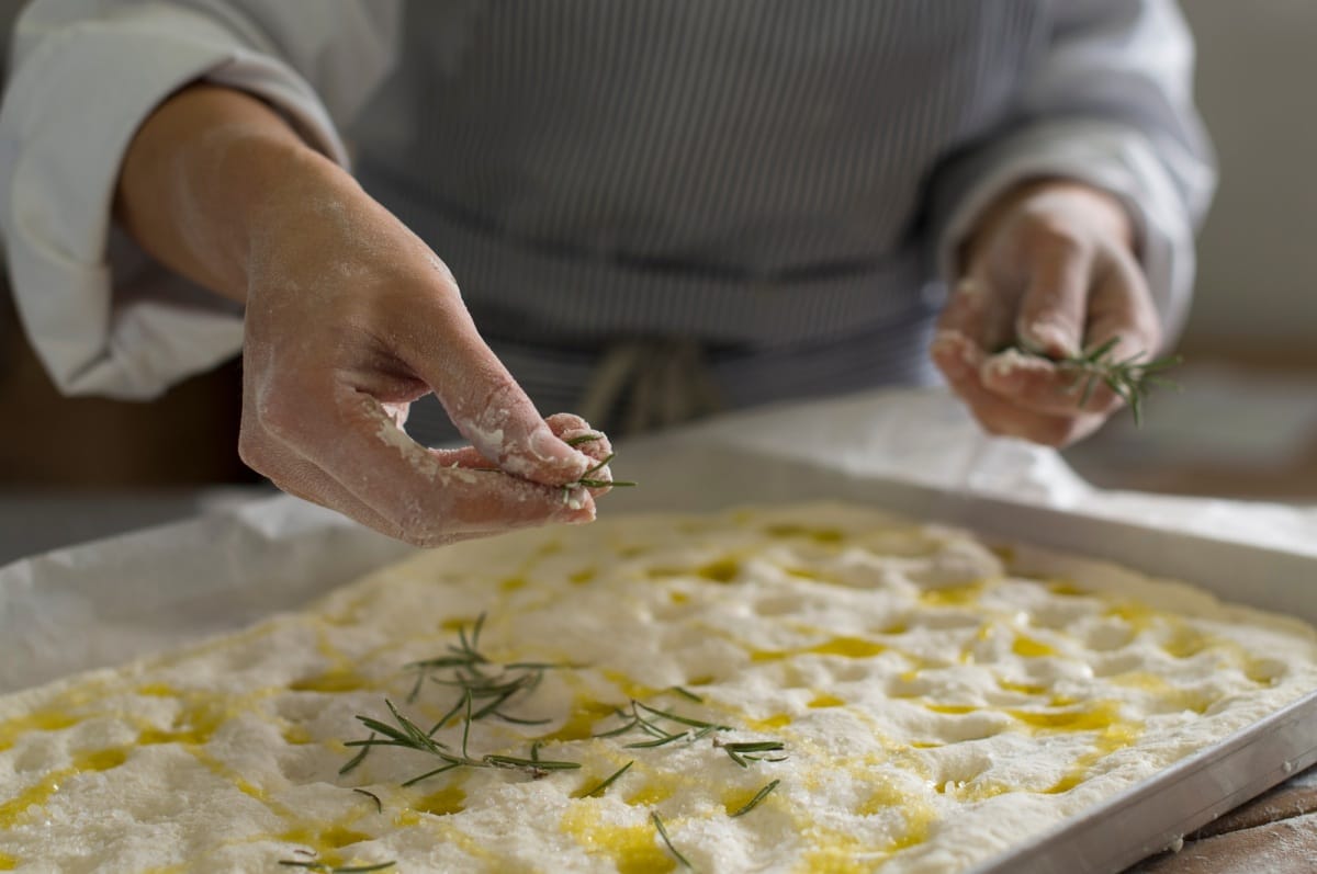 Focaccia sans gluten