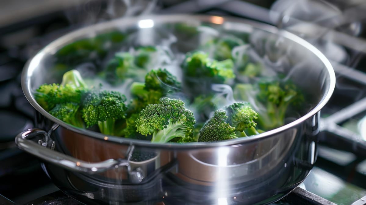 Cuisson des légumes à la vapeur