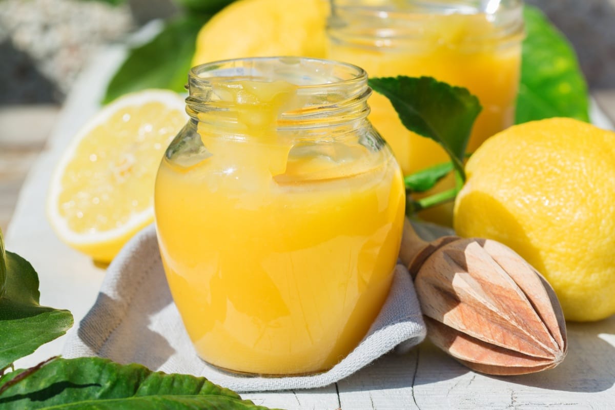 lemon curd maison, crème pâtissière aux fruits jaunes