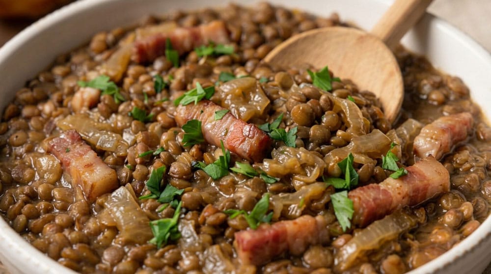 Lentilles à la dijonnaise