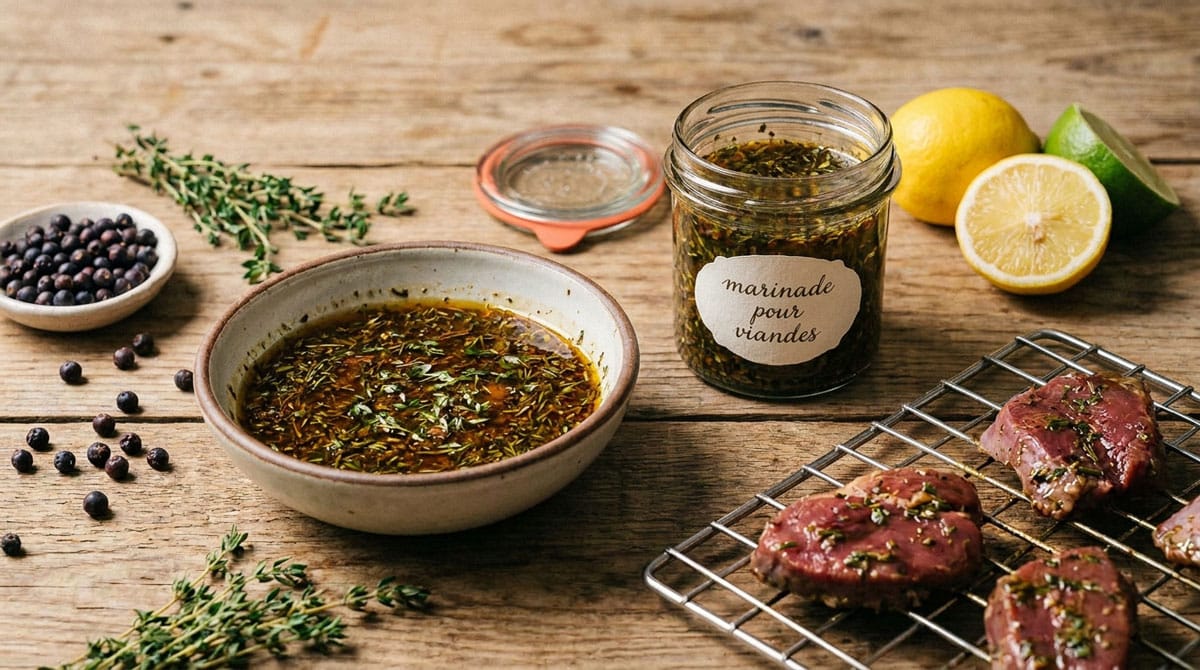 Marinade instantanée pour petites pièces de viande et gibier à griller