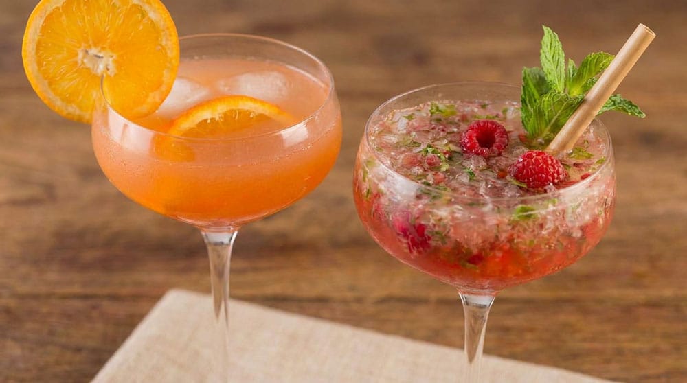 Mocktail aux fruits de l'été et Kombucha gingembre