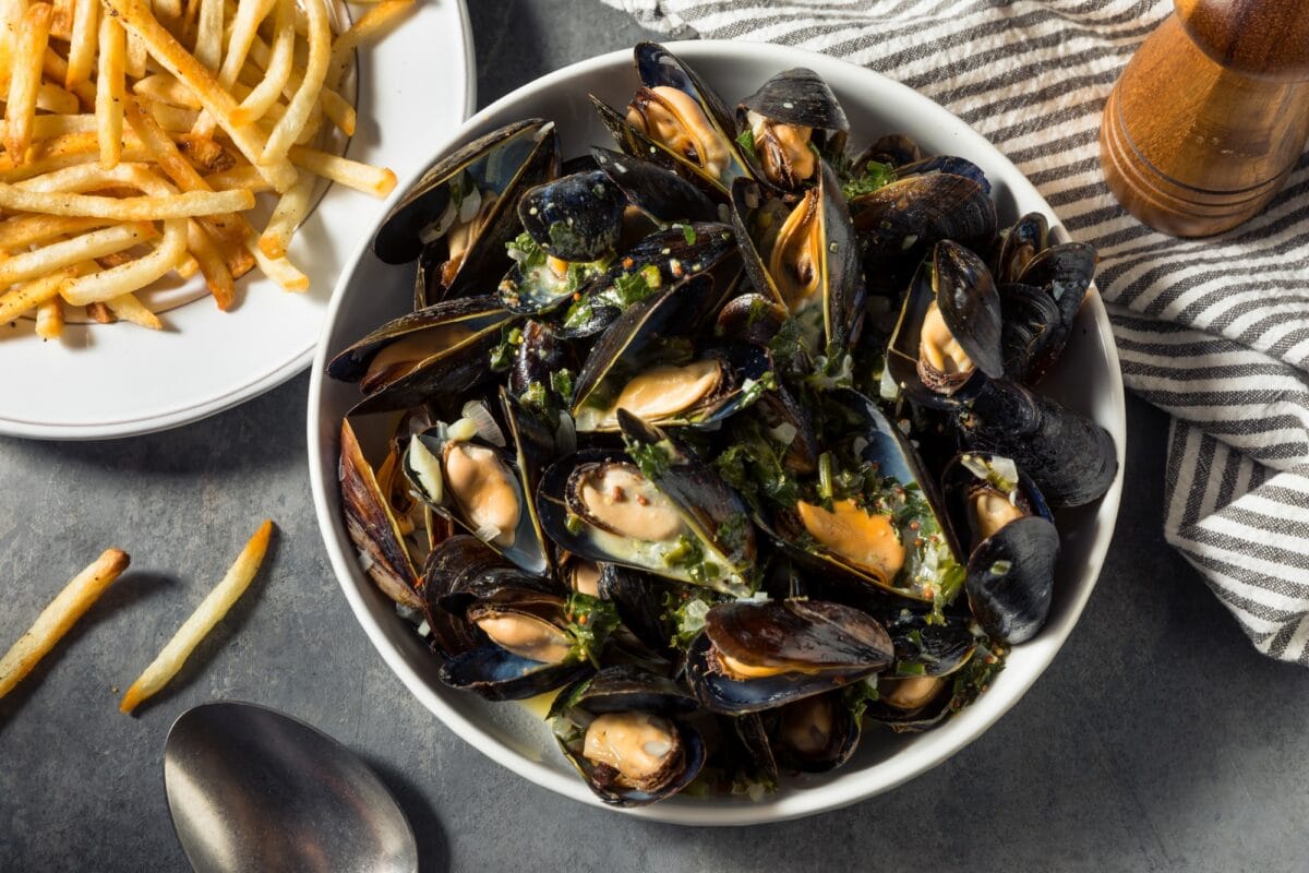 Moules frites maison Moules et frites