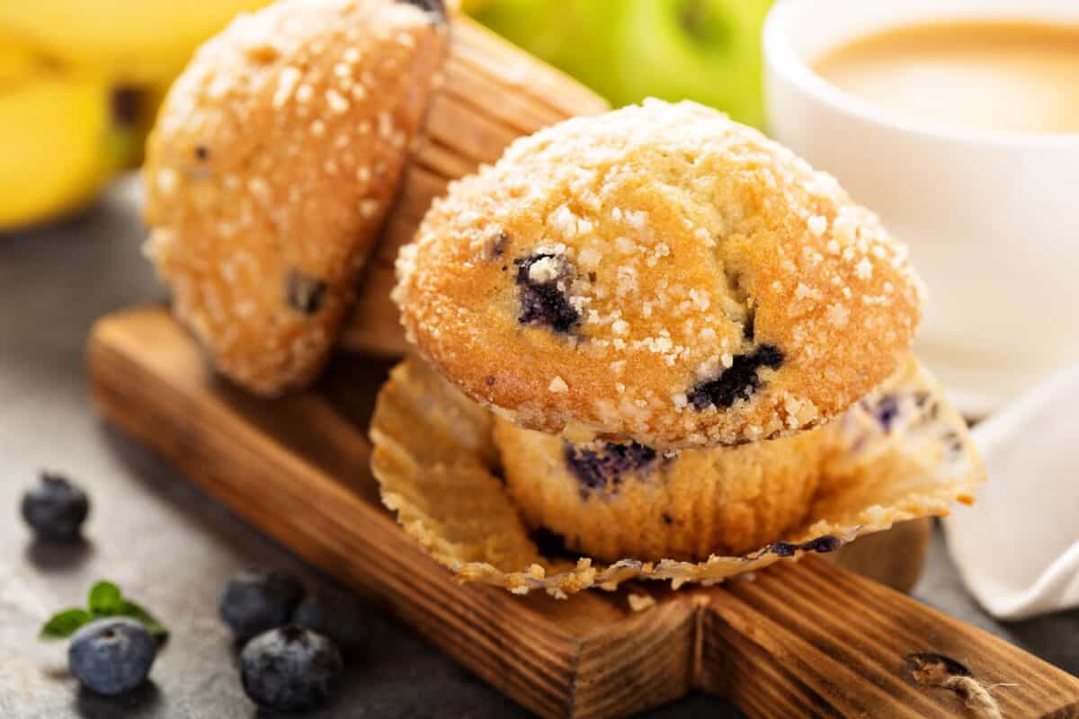 Muffins aux myrtilles