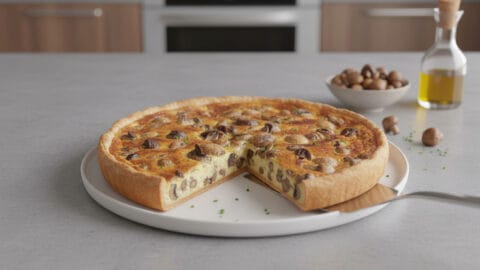 Quiche aux champignons