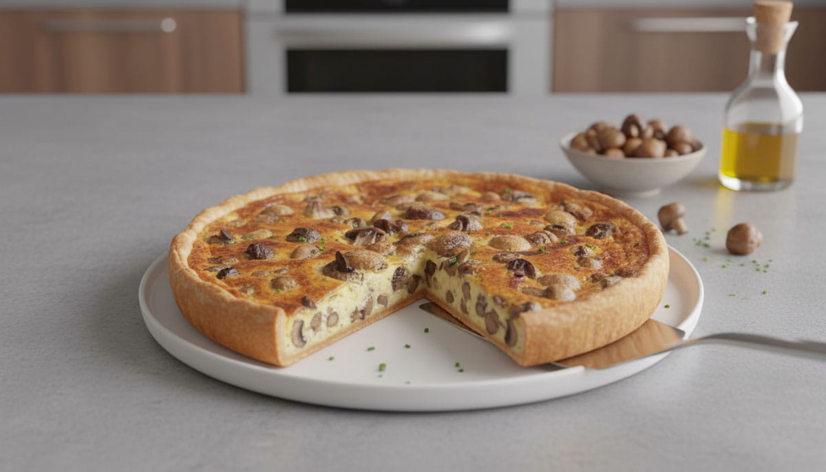 Quiche aux champignons