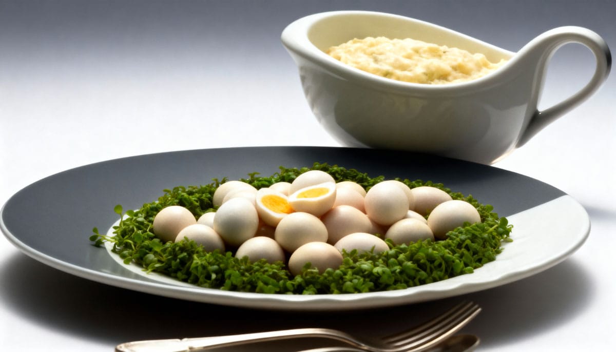 Oeufs de caille sauce rémoulade