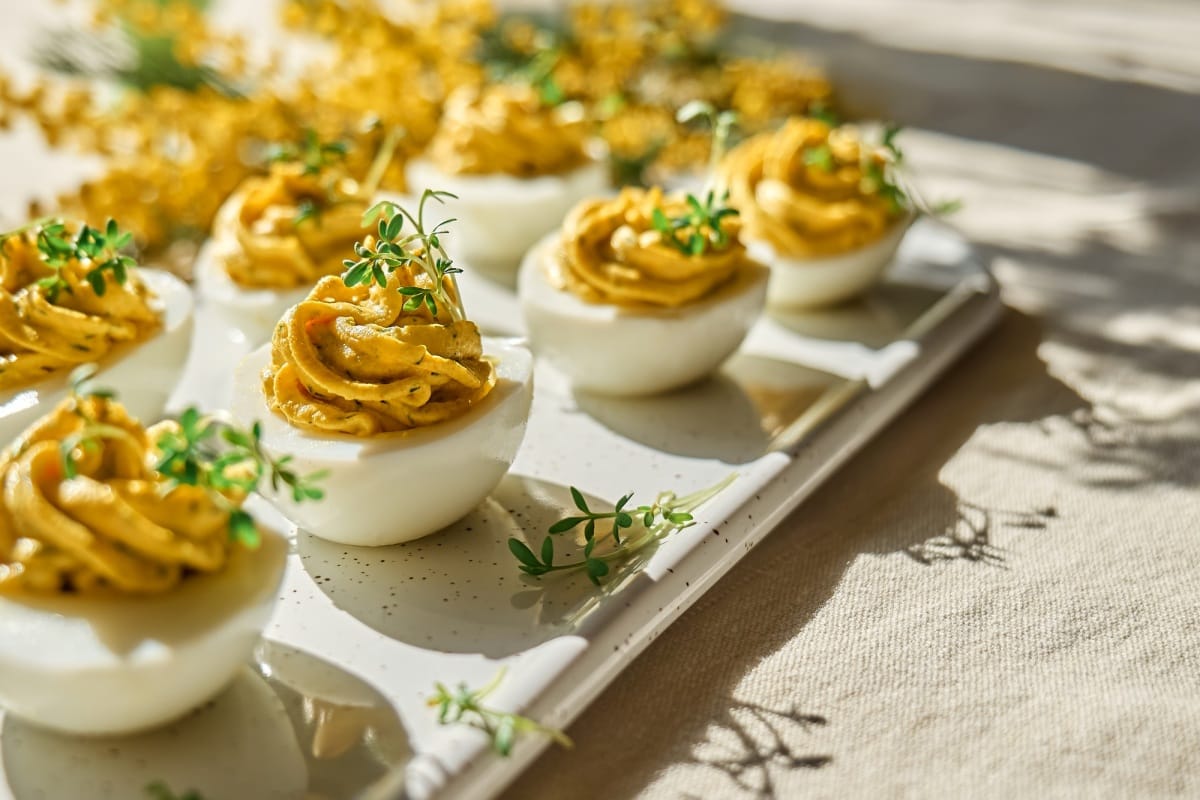 Oeufs mimosa
