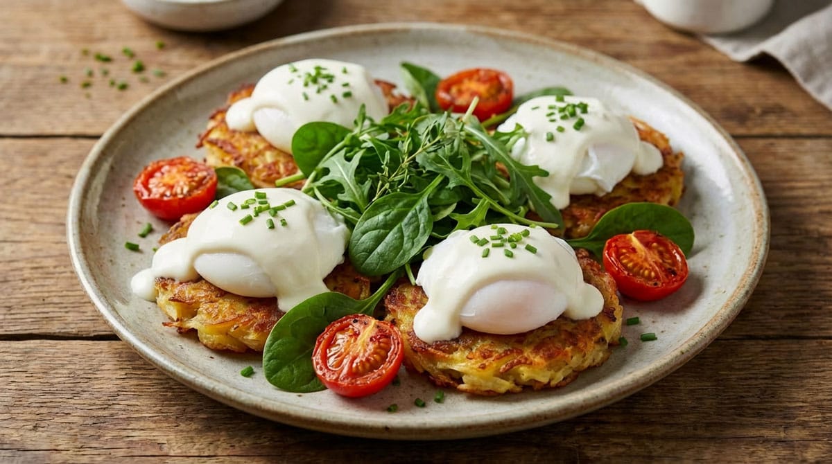 Oeufs pochés Parmentier