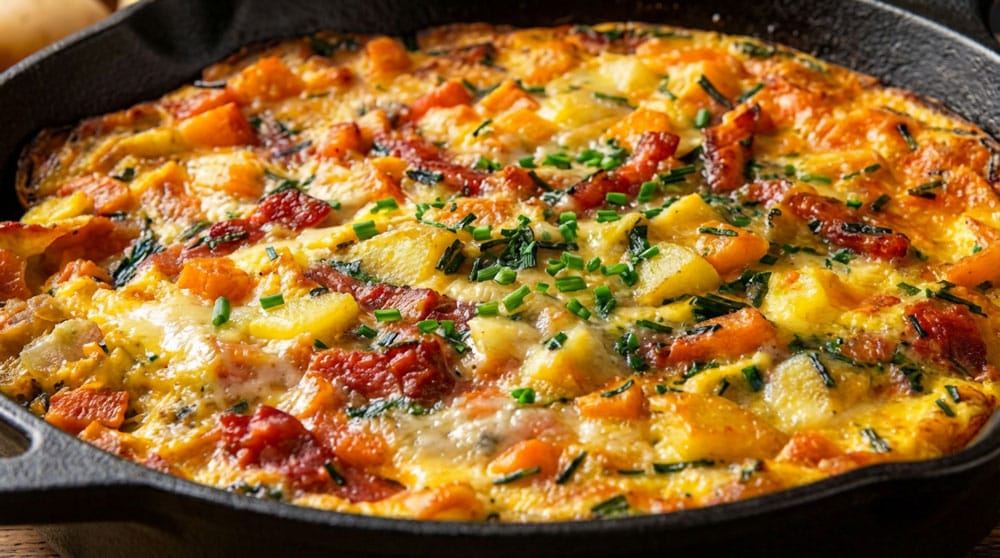 Omelette gratinée à la paysanne