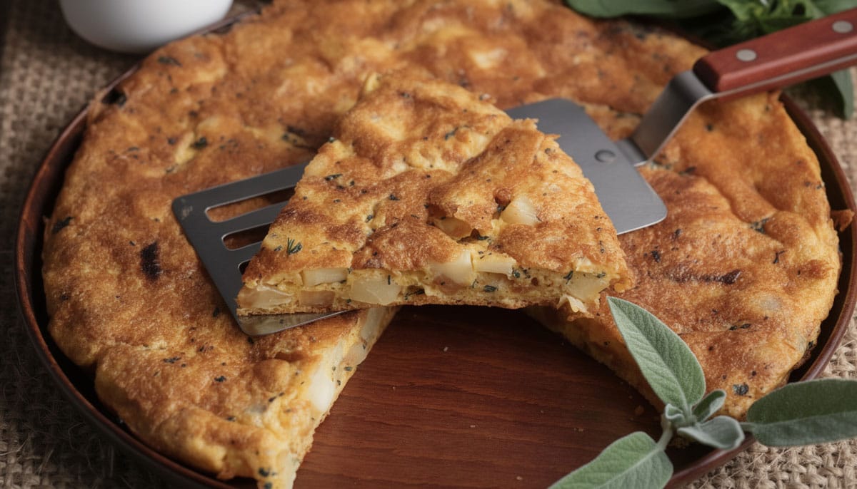 Omelette plate à la savoyarde