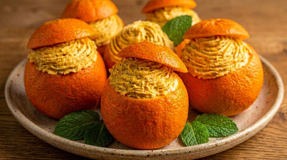 Oranges fourrées à la sicilienne