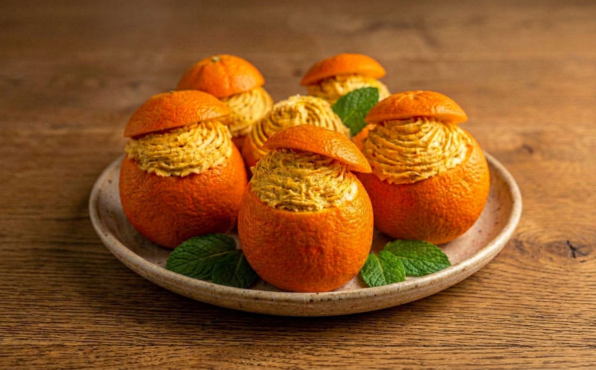 Oranges fourrées à la sicilienne