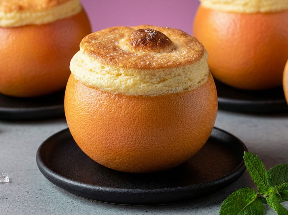 Pamplemousses en soufflé
