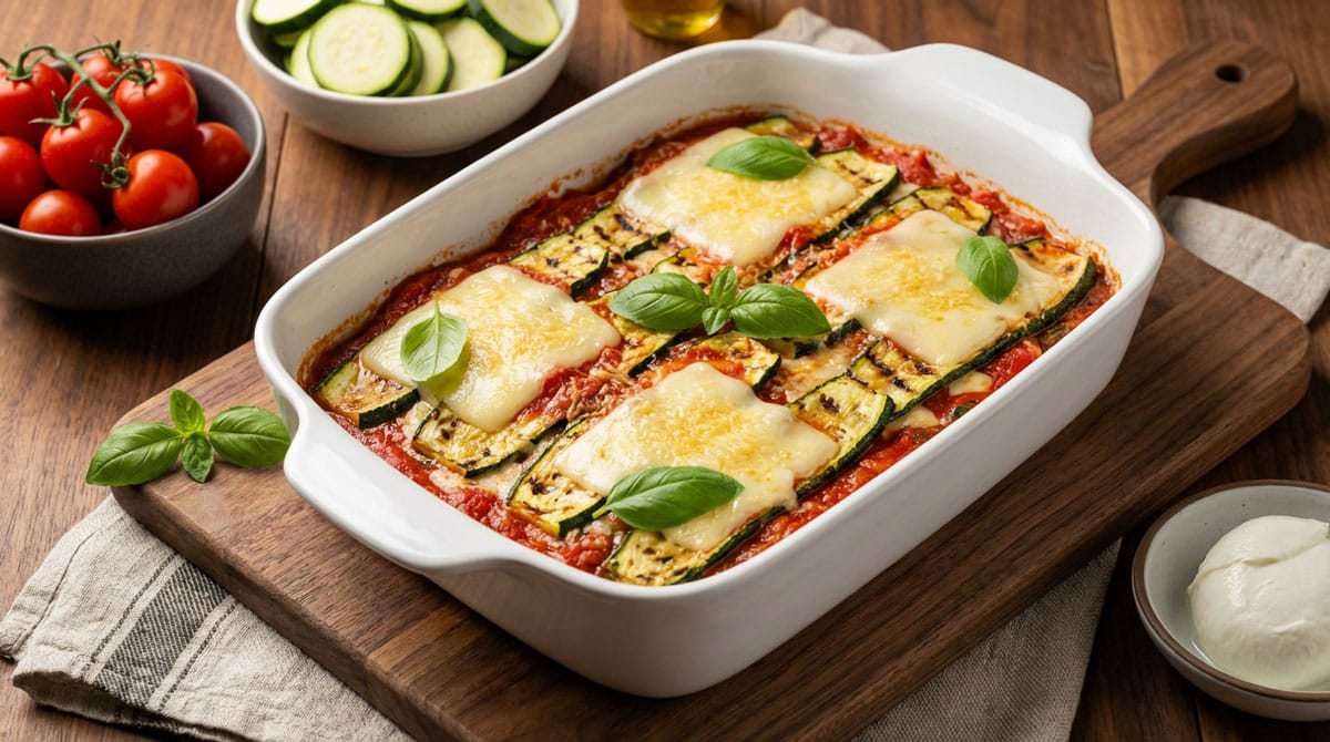 Parmesane de courgettes (spécialité italienne)