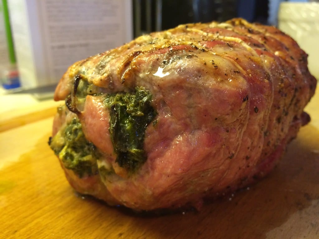 Paupiette de porc au four