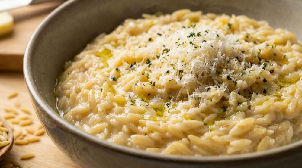 Petites pâtes en risotto