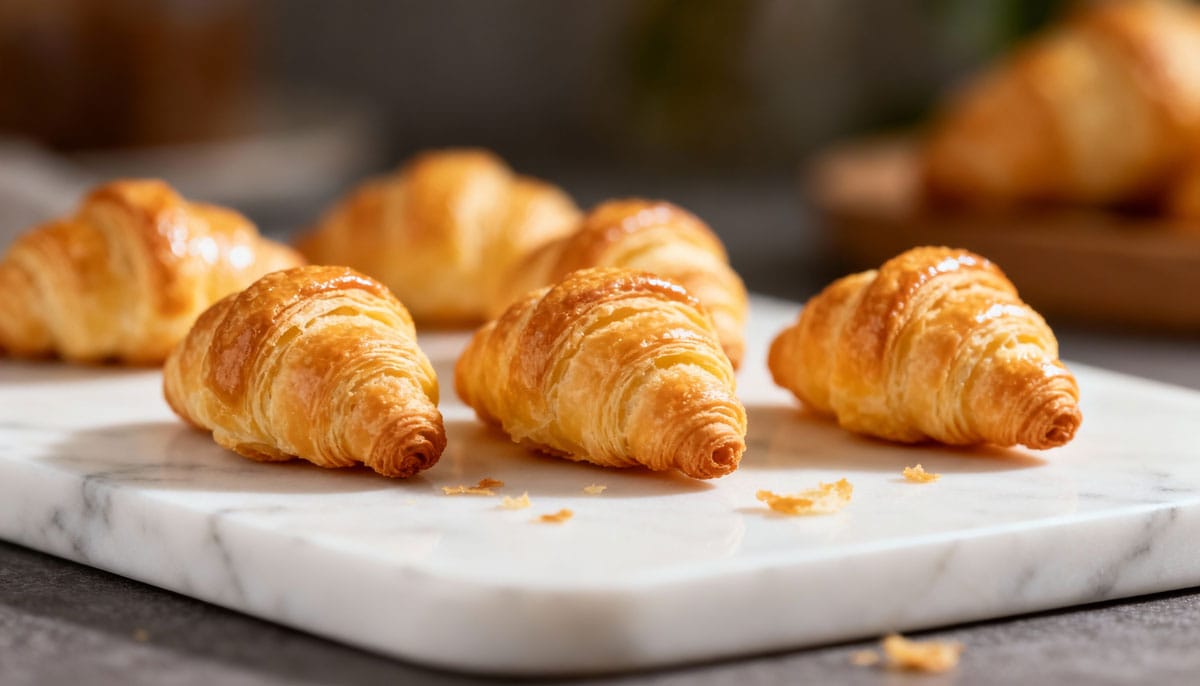 Croissants au jambon