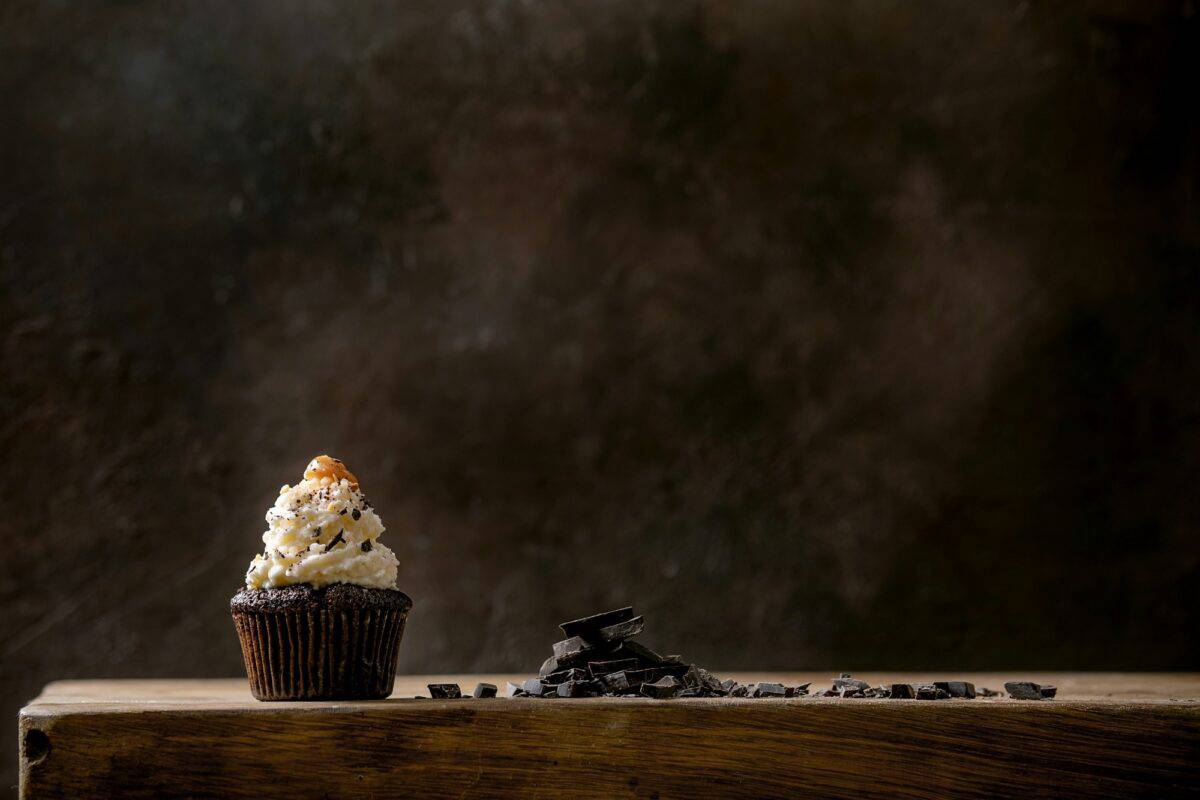 Petits gâteaux au chocolat et au caramel