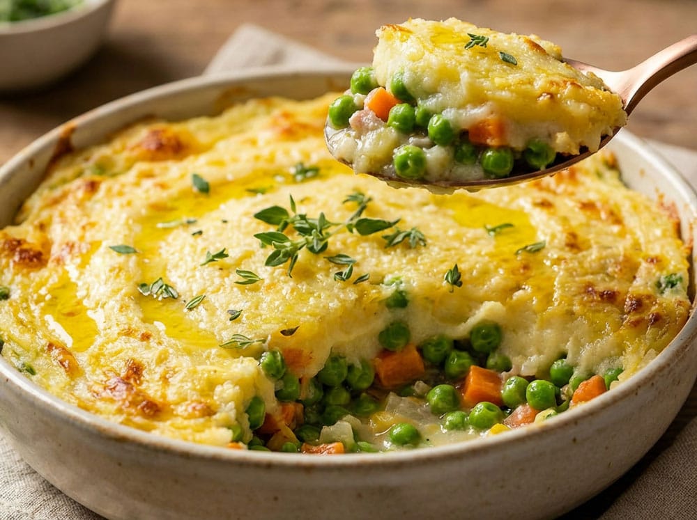 Petits pois Parmentier