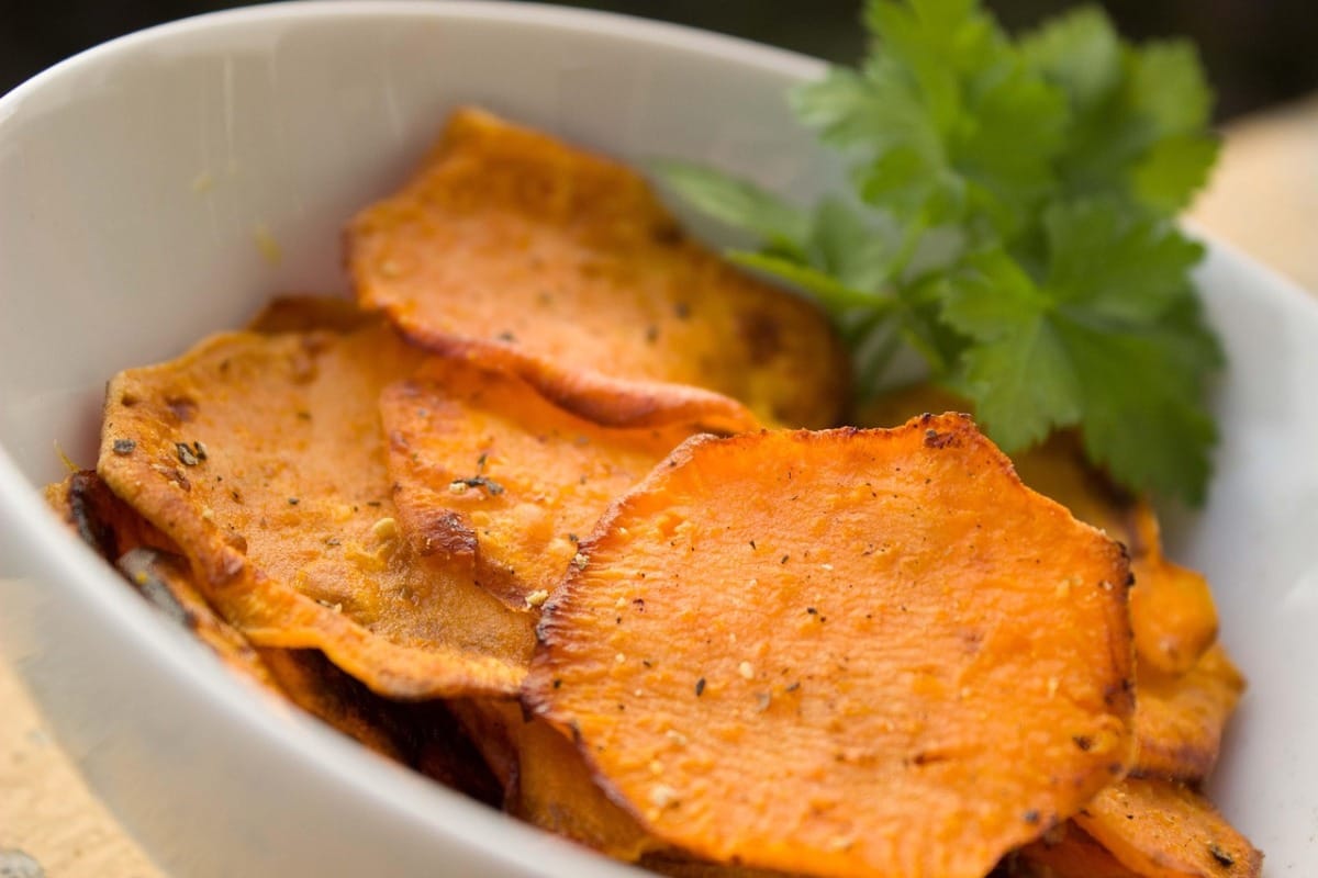 Photo by Einladung_zum_Essen. Chips de patates douces
