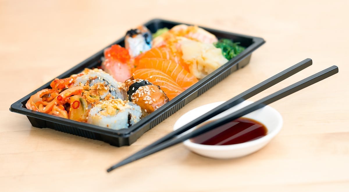 Plat cuisiné asiatique