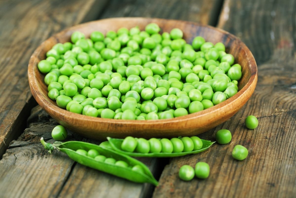 Pois verts mûrs