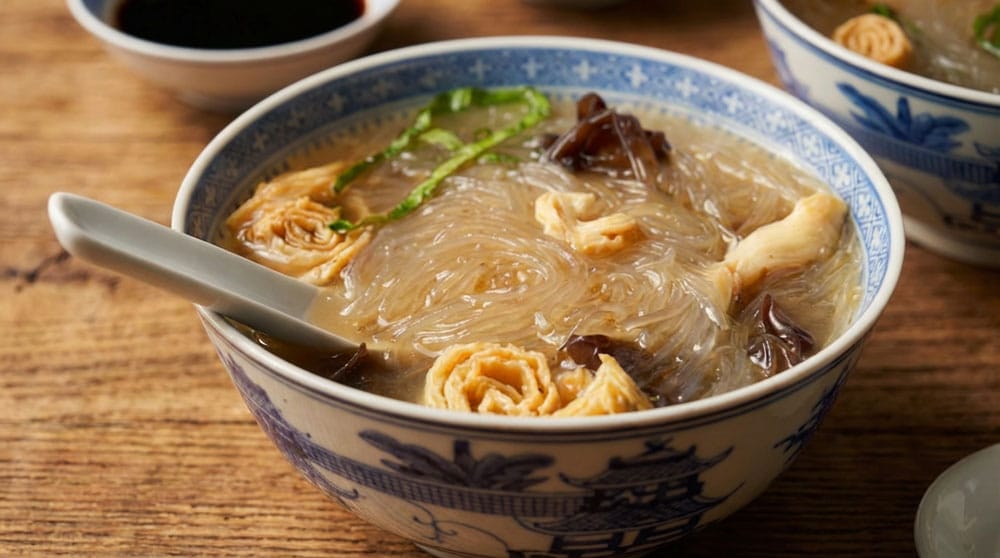 Potage chinois au vermicelle