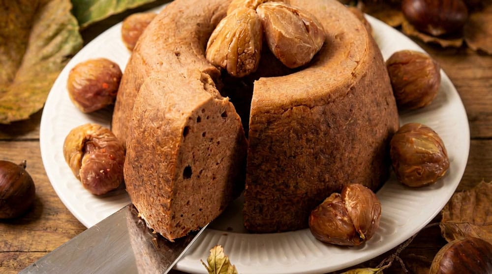Pudding salé de marrons à l'américaine