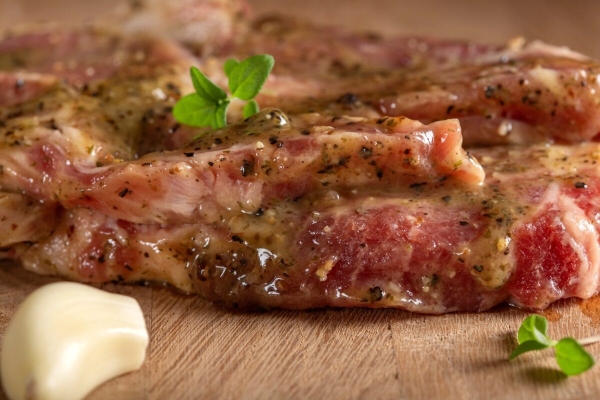 Marinade de pluma de porc ibérique
