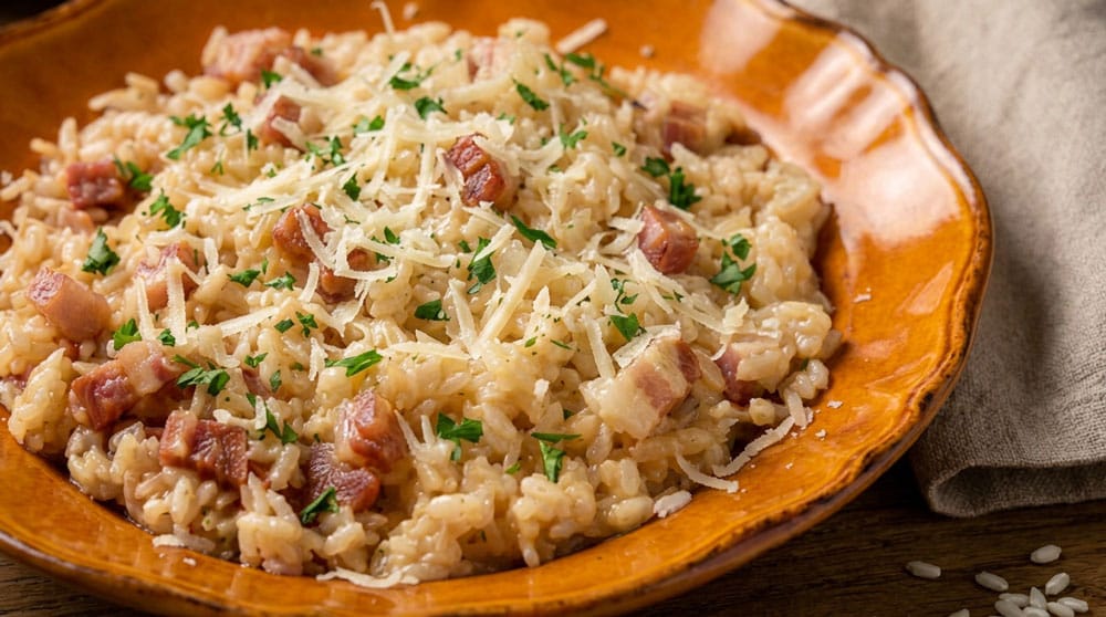 Riz au lard