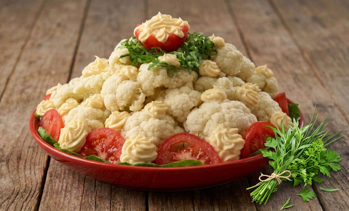 Salade de chou-fleur à la mayonnaise