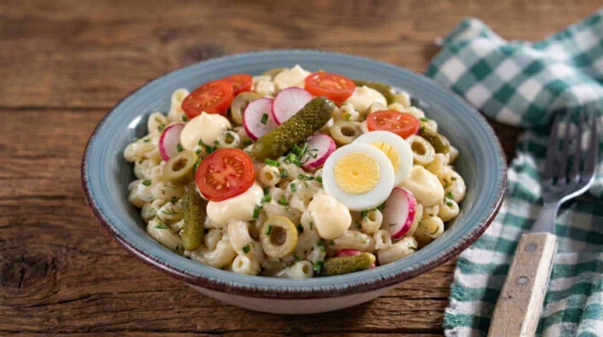 Salade de coquillettes à la mayonnaise