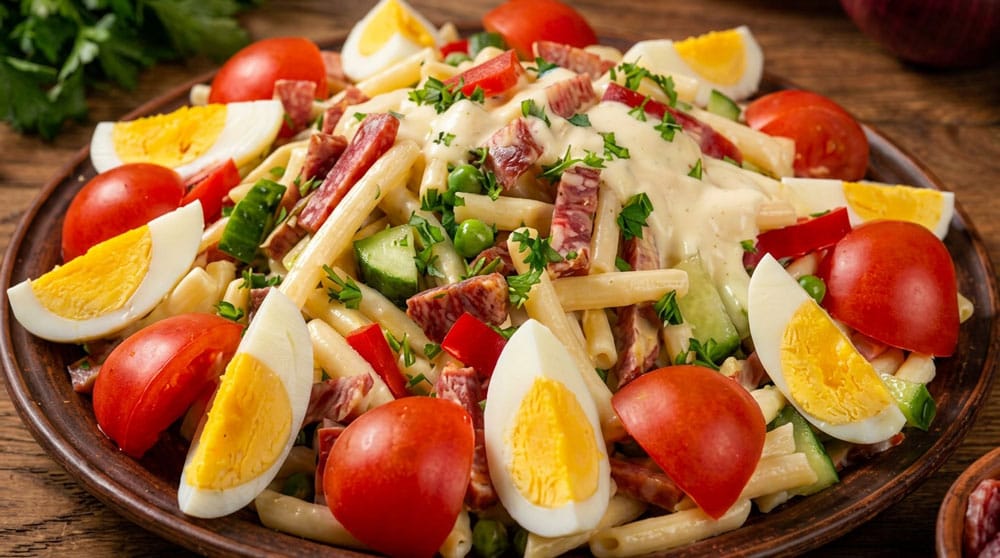 Salade de macaroni milanaise