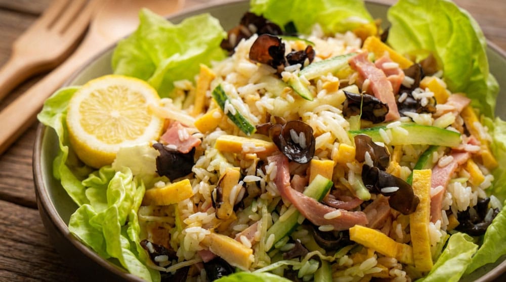 Salade de riz japonaise
