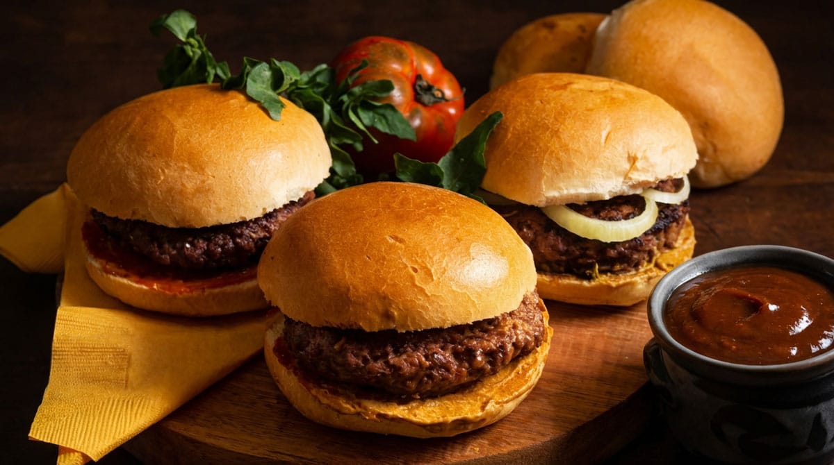 Hamburger maison juteux : recette facile en 10 minutes